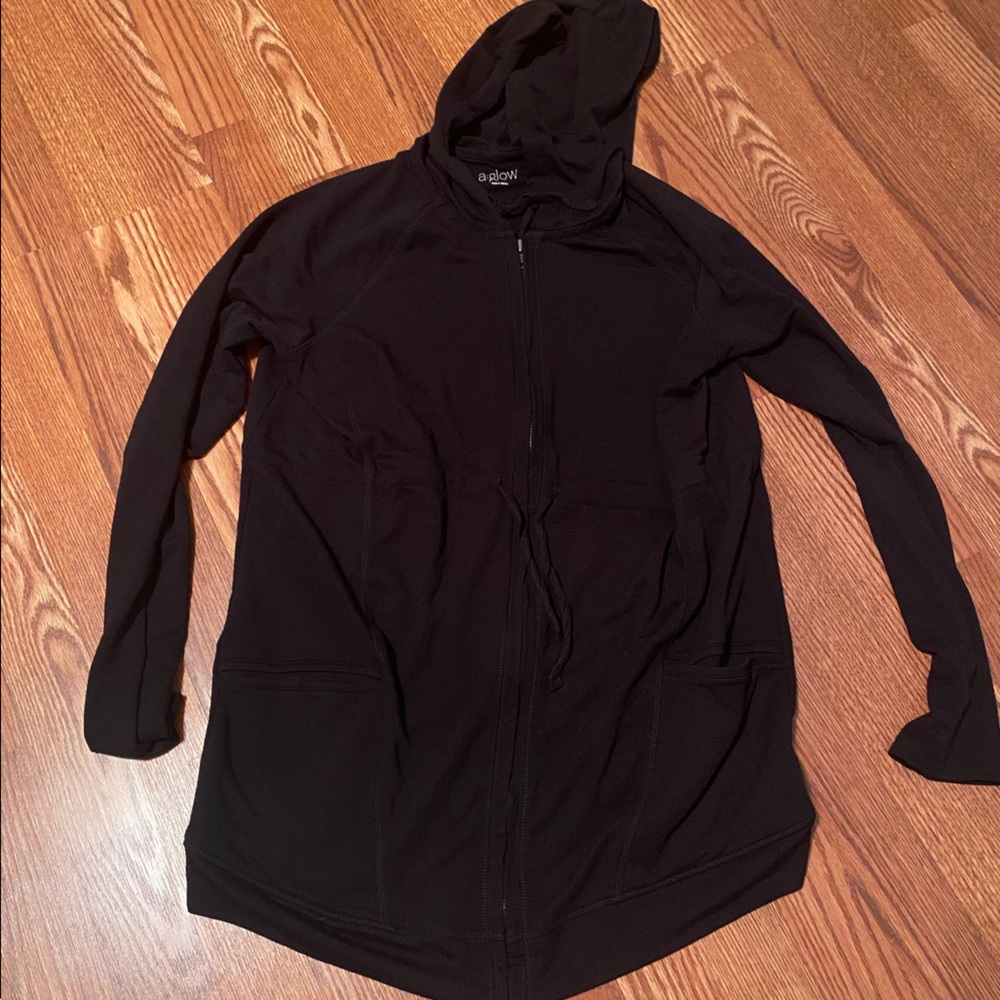 Maternity lightweight zip up hoodie
